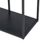 Ixia Estantería Negro Acero 90 X 30 X 188 cm