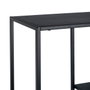 Ixia Estantería Negro Acero 90 X 30 X 188 cm