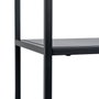 Ixia Estantería Negro Acero 90 X 30 X 188 cm