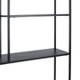 Ixia Estantería Negro Acero 90 X 30 X 188 cm