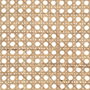 Ixia Sillón de Salón Natural en Madera y Ratán