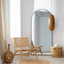 Ixia Sillón de Salón Natural en Madera y Ratán