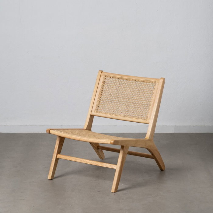 Ixia Sillón de Salón Natural en Madera y Ratán Ixia Sillón de Salón Natural en Madera y Ratán