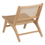 Ixia Sillón de Salón Natural en Madera y Ratán