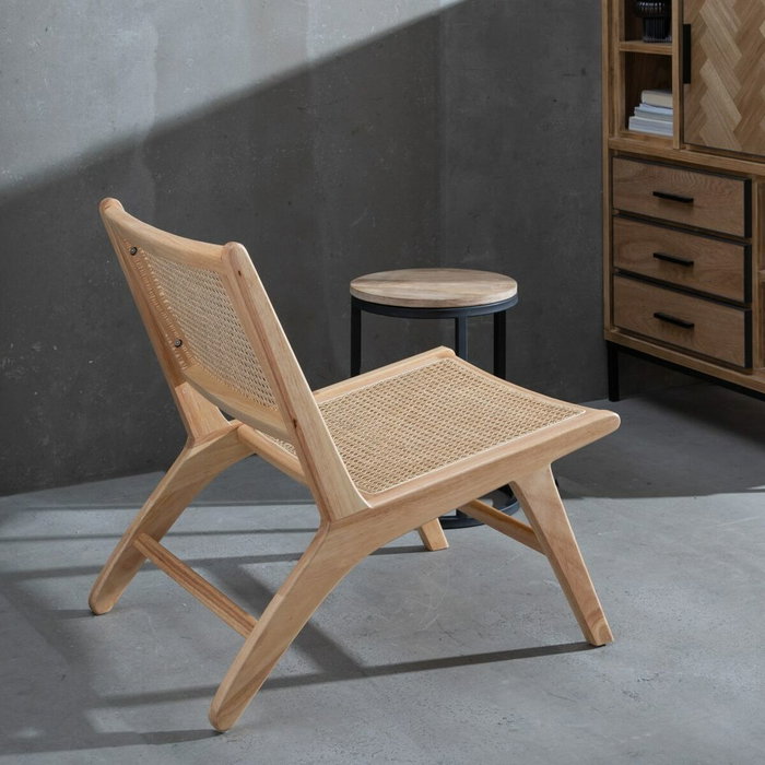 Ixia Sillón de Salón Natural en Madera y Ratán Ixia Sillón de Salón Natural en Madera y Ratán