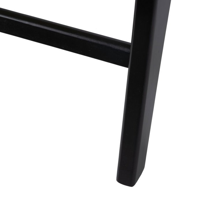 Ixia Sillón de Salón Natural-Negro en Madera y Ratán