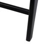 Ixia Sillón de Salón Natural-Negro en Madera y Ratán