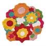 Ixia Alfombra Flores Algodón Infantil 100 cm