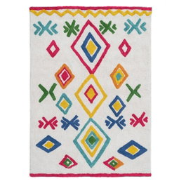 Ixia Alfombra Étnico Algodón Infantil 160 x 120 cm