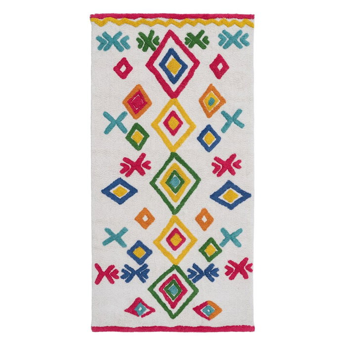 Ixia Alfombra Étnico Infantil de Algodón 175 x 90 cm Ixia Alfombra Étnico Infantil de Algodón 175 x 90 cm