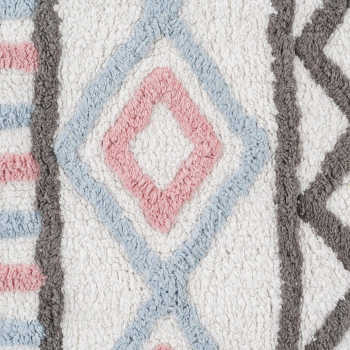 Alfombra Étnico Algodón Infantil 160 X 120 cm