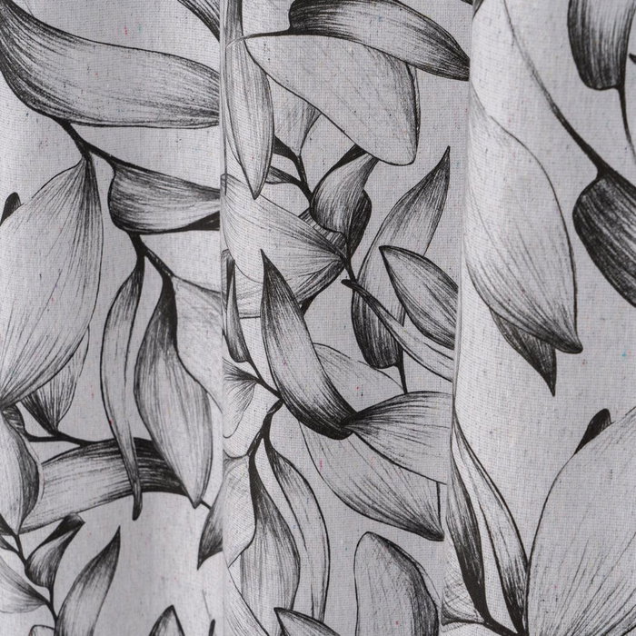 Cortina Hojas Algodón / Poliéster 140 X 260 cm Cortina Hojas Algodón / Poliéster 140 X 260 cm