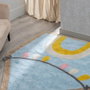 Ixia Alfombra Circo Azul Algodón Infantil 100 x 74 cm