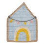 Ixia Alfombra Circo Azul Algodón Infantil 150 x 110 cm