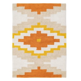 Ixia Alfombra Azteca Infantil de Algodón 135 x 100 cm