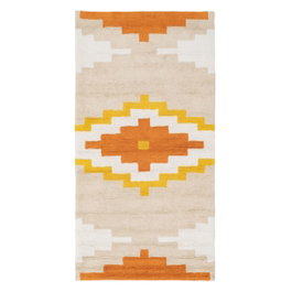 Ixia Alfombra Azteca Infantil de Algodón 175 x 90 cm