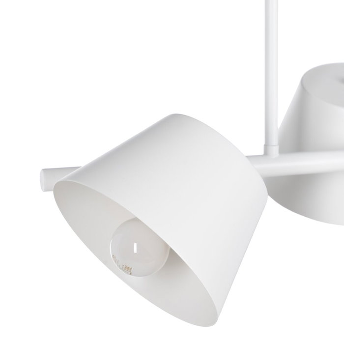 Ixia Lámpara de Techo Blanca de Metal