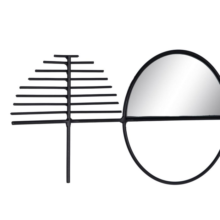 Ixia Mural de Pared Espejo Negro Metal-Cristal 114 x 40 cm Ixia Mural de Pared Espejo Negro Metal-Cristal 114 x 40 cm