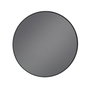 Ixia Espejo Decorativo Gris Metal-Cristal 40 x 40 cm