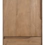 Mueble Auxiliar Natural Madera de Mango 60 X 44 X 180 cm