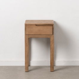 Mesa auxiliar STRAIGHT LINE Natural Madera de mango 40 x 40 x 65 cm