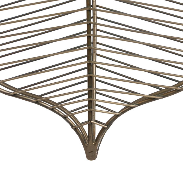 Lámpara Techo Oro Viejo Metal 25 X 13 X 38 cm