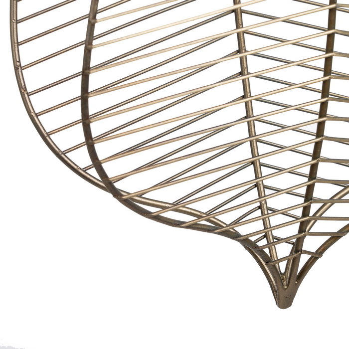 Lámpara Techo Oro Viejo Metal 25 X 13 X 38 cm