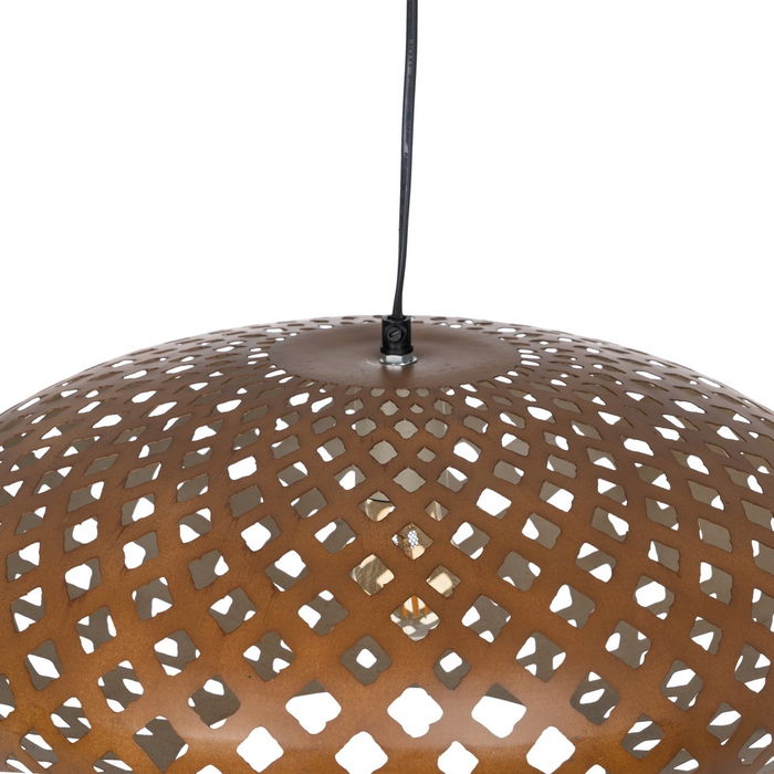 Lámpara Techo Oro Metal Iluminación 44 X 44 X 20 cm