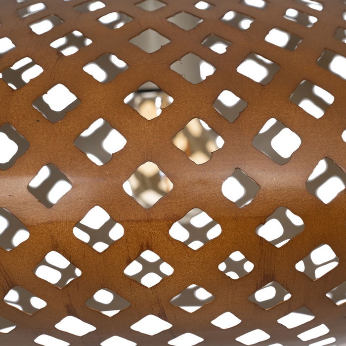 Lámpara Techo Oro Metal Iluminación 44 X 44 X 20 cm