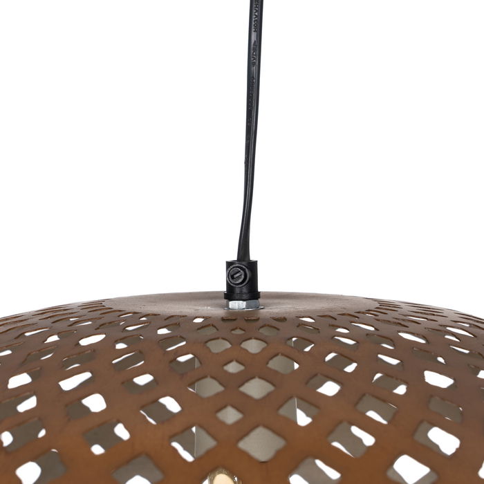 Lámpara Techo Oro Metal Iluminación 44 X 44 X 20 cm