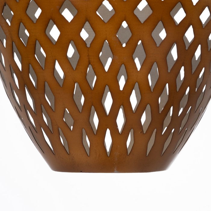 Lámpara Techo Oro Metal Iluminación 30 X 30 X 53 cm