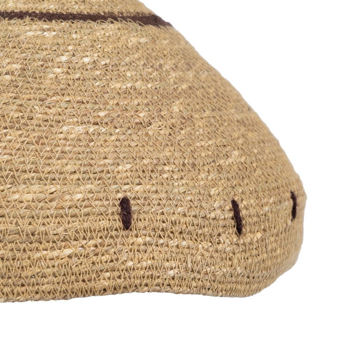 Lámpara Techo Fibra Natural Iluminación 32 X 32 X 18 cm