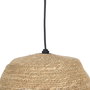 Lámpara Techo Fibra Natural Iluminación 20 X 20 X 24 cm