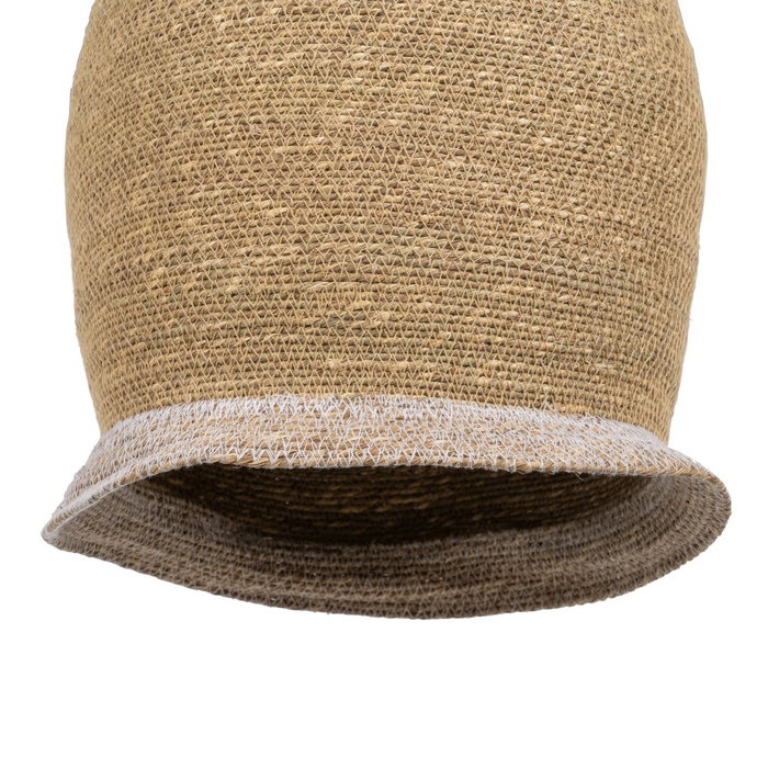 Lámpara Techo Fibra Natural Iluminación 30 X 30 X 35 cm