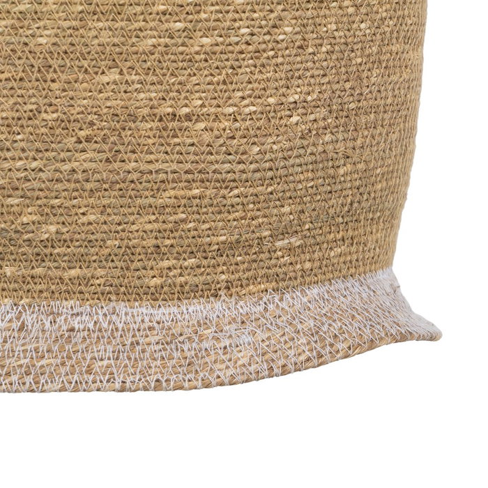 Lámpara Techo Fibra Natural Iluminación 30 X 30 X 35 cm