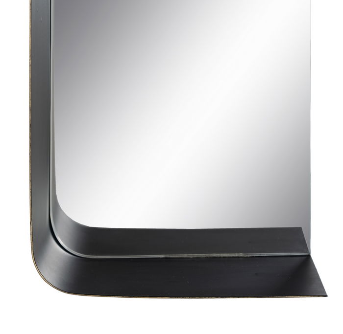 Espejo Estante Oro-Negro Metal 20 X 12 X 50 cm
