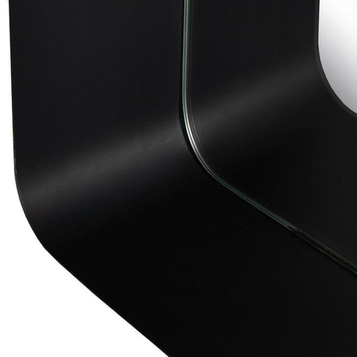 Espejo Estante Oro-Negro Metal 20 X 12 X 50 cm