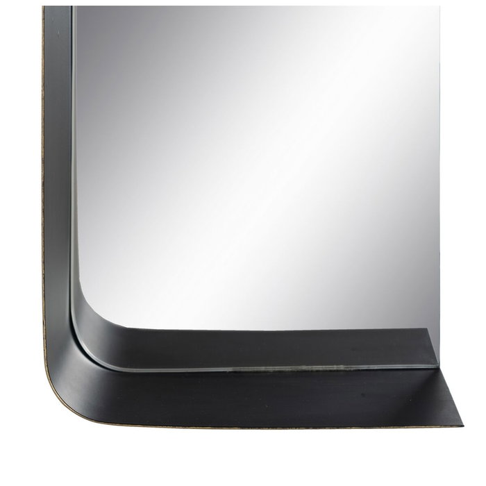 Ixia Espejo con Estante Oro-Negro Metal 20 x 12 x 50 cm Ixia Espejo con Estante Oro-Negro Metal 20 x 12 x 50 cm