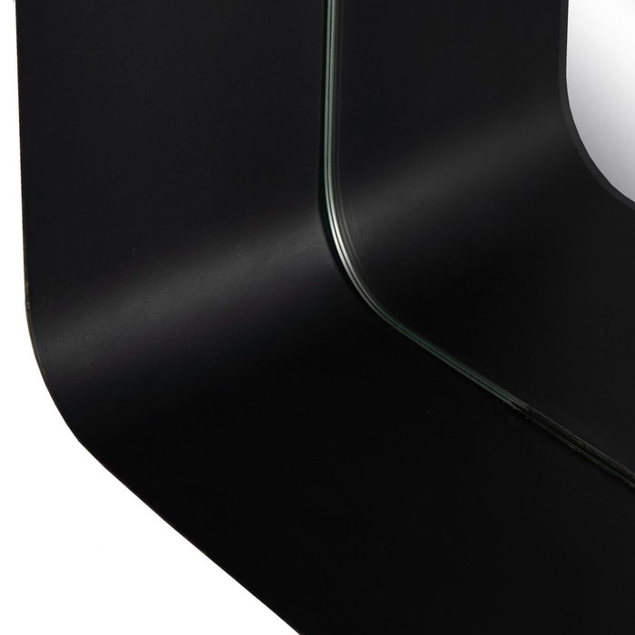 Ixia Espejo con Estante Oro-Negro Metal 20 x 12 x 50 cm Ixia Espejo con Estante Oro-Negro Metal 20 x 12 x 50 cm