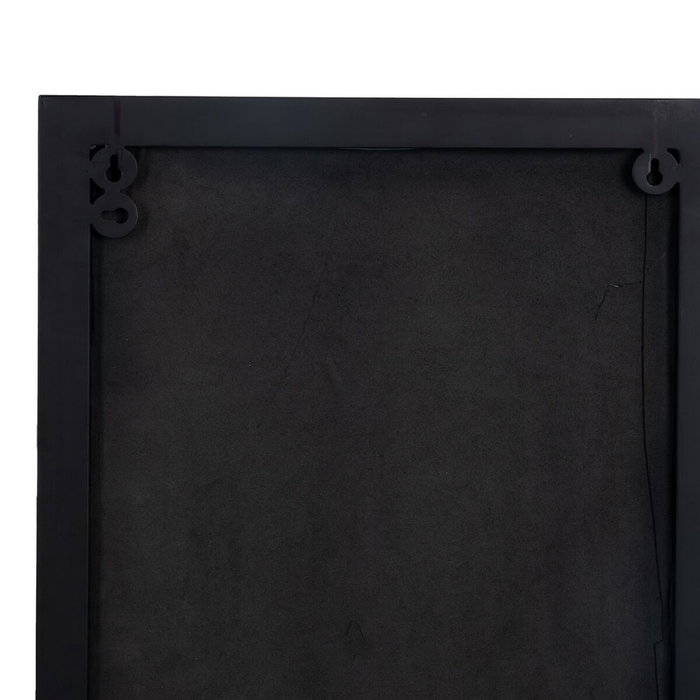 Ixia Espejo con Estante Oro-Negro Metal 40 x 12 x 60 cm