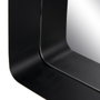 Ixia Espejo con Estante Oro-Negro Metal 40 x 12 x 60 cm