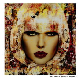 Lienzo Mujer 120 x 4 x 120 cm