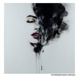 Lienzo Mujer 120 x 4 x 120 cm