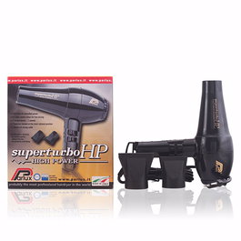 Parlux Superturbo HP 2400 - Secador de Pelo Profesional 2400W con Tecnología de Iones Negativos, Motor AC, Boquilla Concentradora, 2 Velocidades, 4 Temperaturas