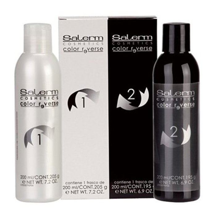 Salerm Color Reverse Kit P1 + P2 (2 x 200 ml) Naturaleza de Despigmentante de Color