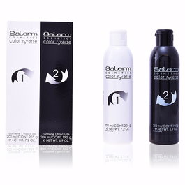 Salerm COLOR REVERSE Lote Set Peluquería - Despigmentante Color 1 y 2, 200 ml Cada Uno, Para Cabello Teñido y con Mechas