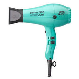 Parlux Secador de Pelo 385 Azzurro PowerLight Ceramic Ionic 2100W Profesional Color Azul