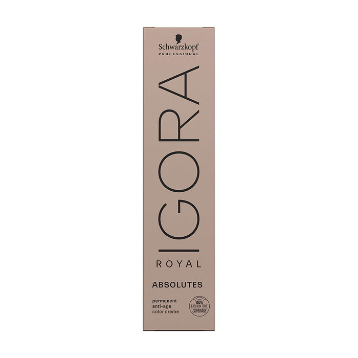 Schwarzkopf Igora Royal Absolutes 8-01 Age Blend 60ml con cobertura de canas al 100% Schwarzkopf Igora Royal Absolutes 8-01 Age Blend 60ml con cobertura de canas al 100%