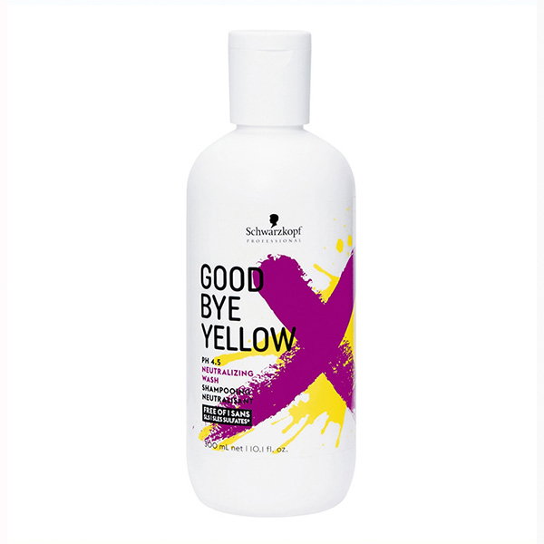 Schwarzkopf Good Bye Yellow Neutralizing Wash 300 ml Schwarzkopf Good Bye Yellow Neutralizing Wash 300 ml