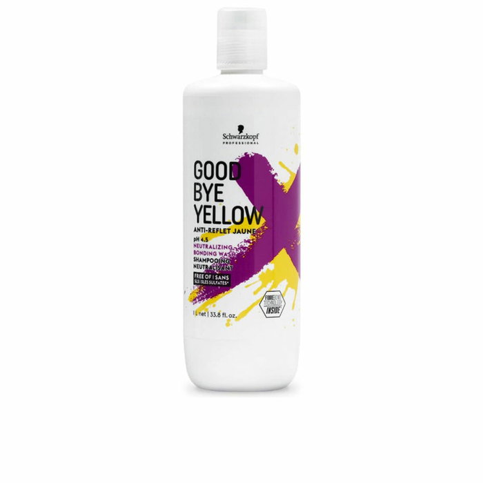 Schwarzkopf Goodbye Yellow Champú Neutralizante para Rubio Frío 1000 ml Schwarzkopf Goodbye Yellow Champú Neutralizante para Rubio Frío 1000 ml